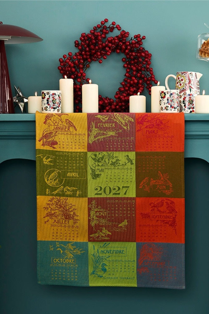 Garnier-Thiebaut Calendrier 2027 Celebration Kitchen Towel