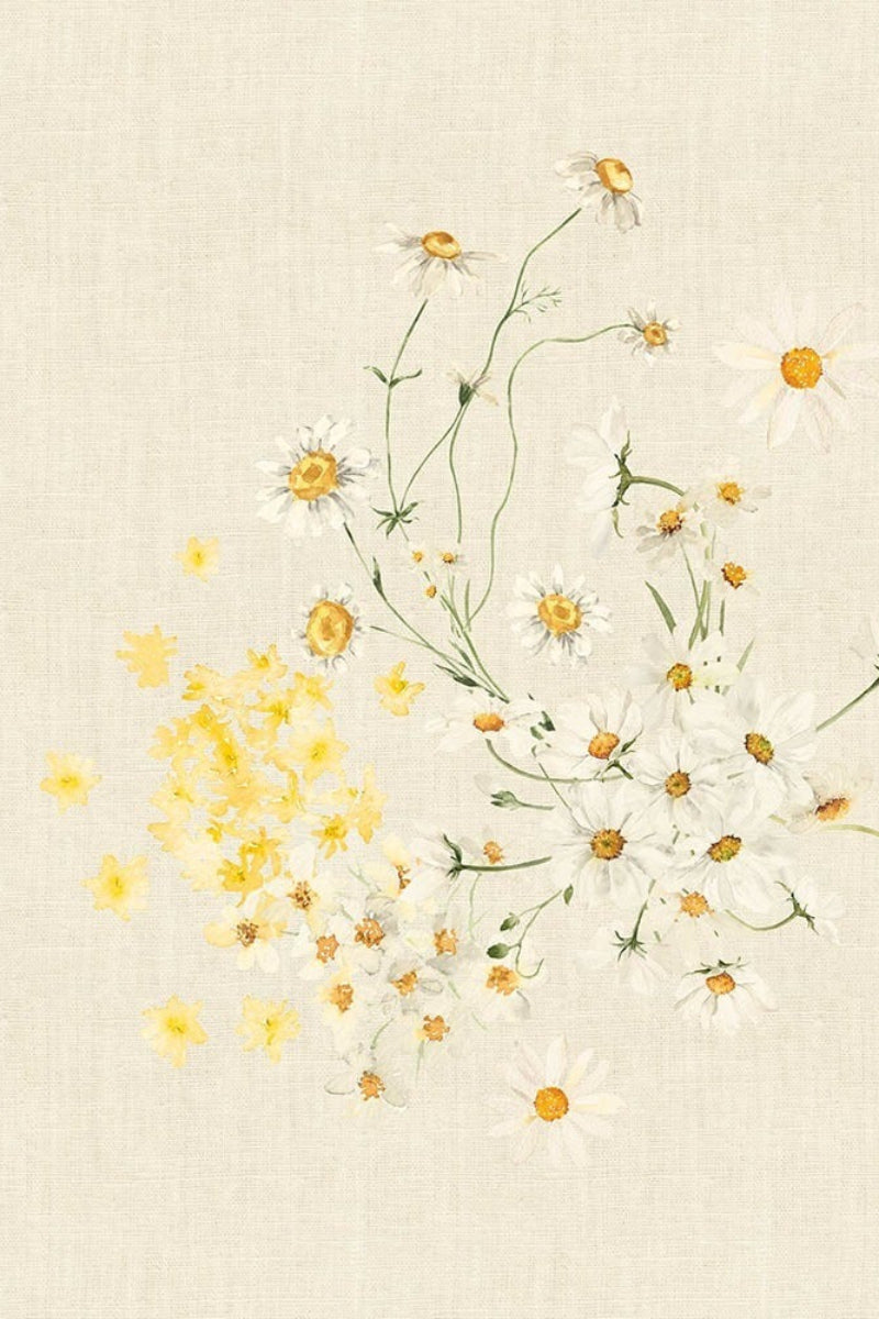 Garnier-Thiebaut Daisy Napkin 18"x18" Chanvre