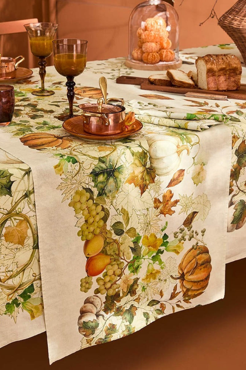 Garnier-Thiebaut Delices D'Automne Table Runner 20"x61" Potiron