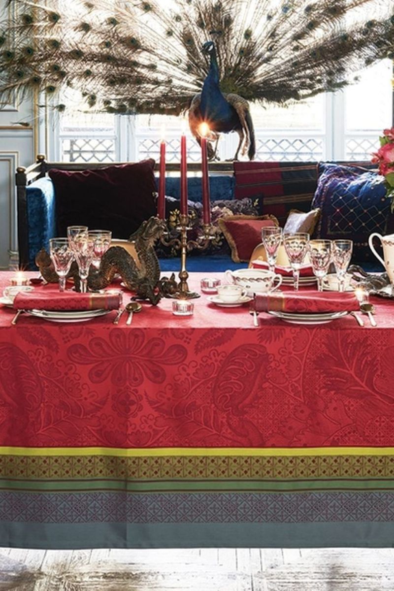 Garnier-Thiebaut Isaphire Tablecloth Rubis