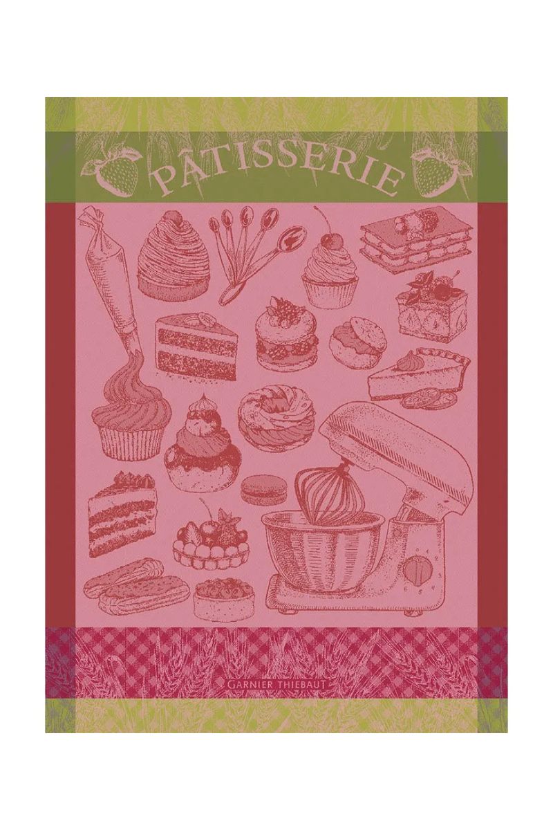 Garnier-Thiebaut La Patisserie Rose Kitchen Towel