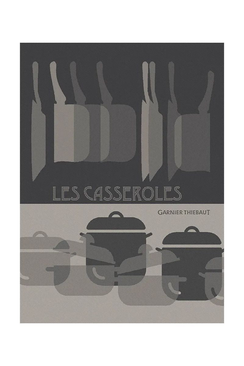 Garnier-Thiebaut Les Casseroles Kitchen Towel Charbon
