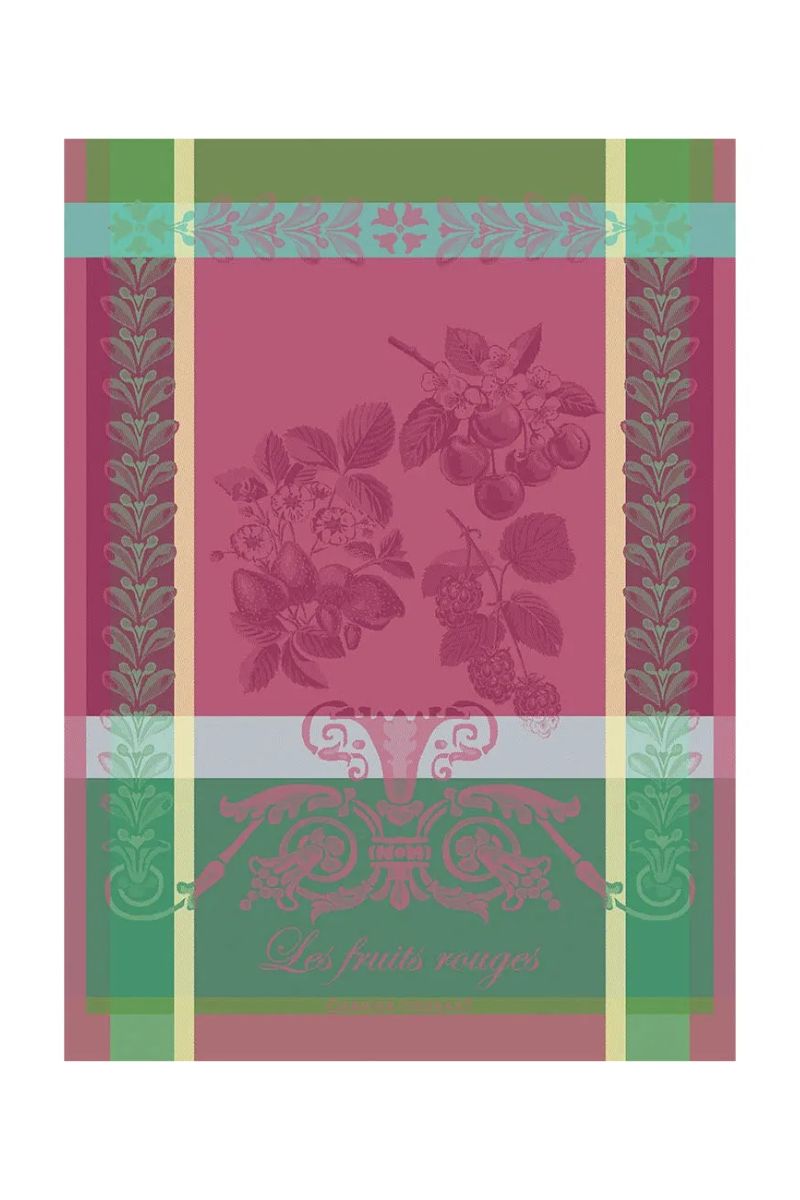 Garnier-Thiebaut Les Fruits Rouges Framboise Kitchen Towel