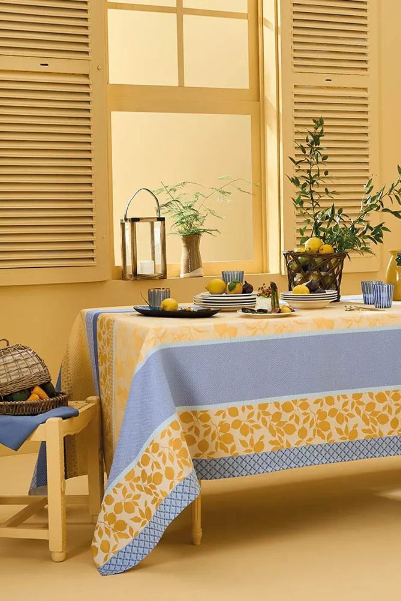 Garnier-Thiebaut Mille Citrons Tablecloth Provence