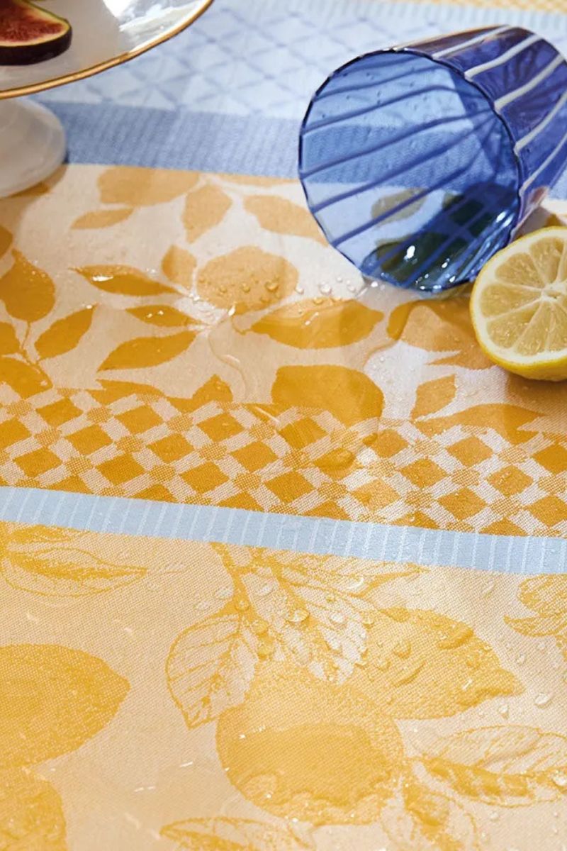 Garnier-Thiebaut Mille Citrons Tablecloth Provence