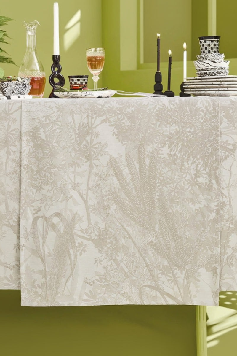 Garnier-Thiebaut Mille Esprit Jardins Runner 22"x71" Chanvre