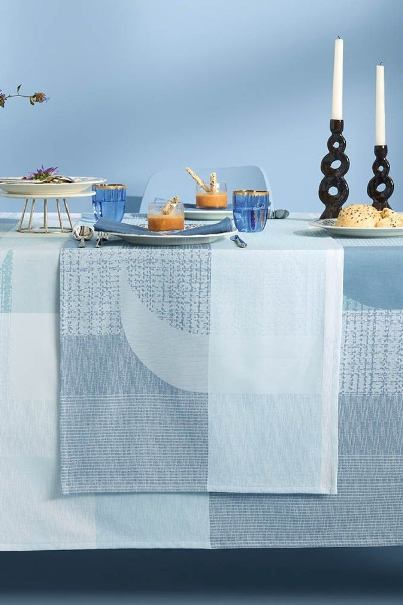 Garnier-Thiebaut Mille Textures Runner 22"x71" Bleu
