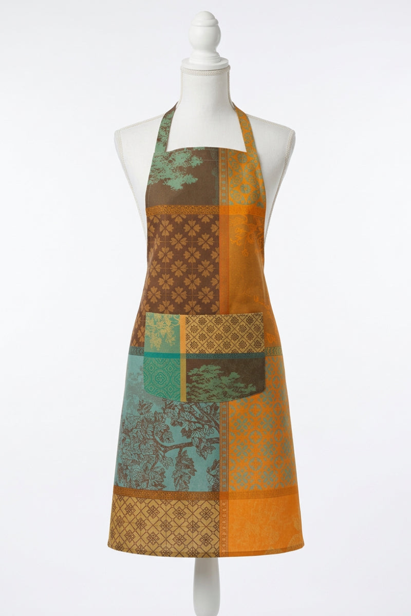 Garnier-Thiebaut Mille Trees Foret Jacquard Coated Cotton Apron