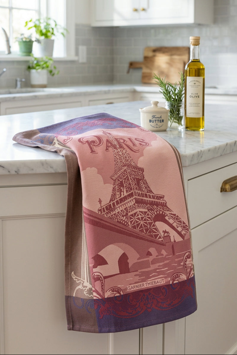 Garnier-Thiebaut Paris Seine Bordeaux Jacquard Kitchen Towel
