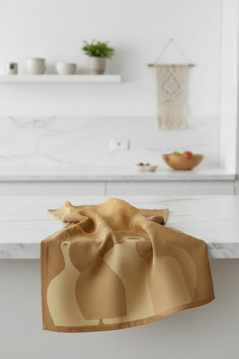 Garnier-Thiebaut Planches D'Olivier Kitchen Towel Safran