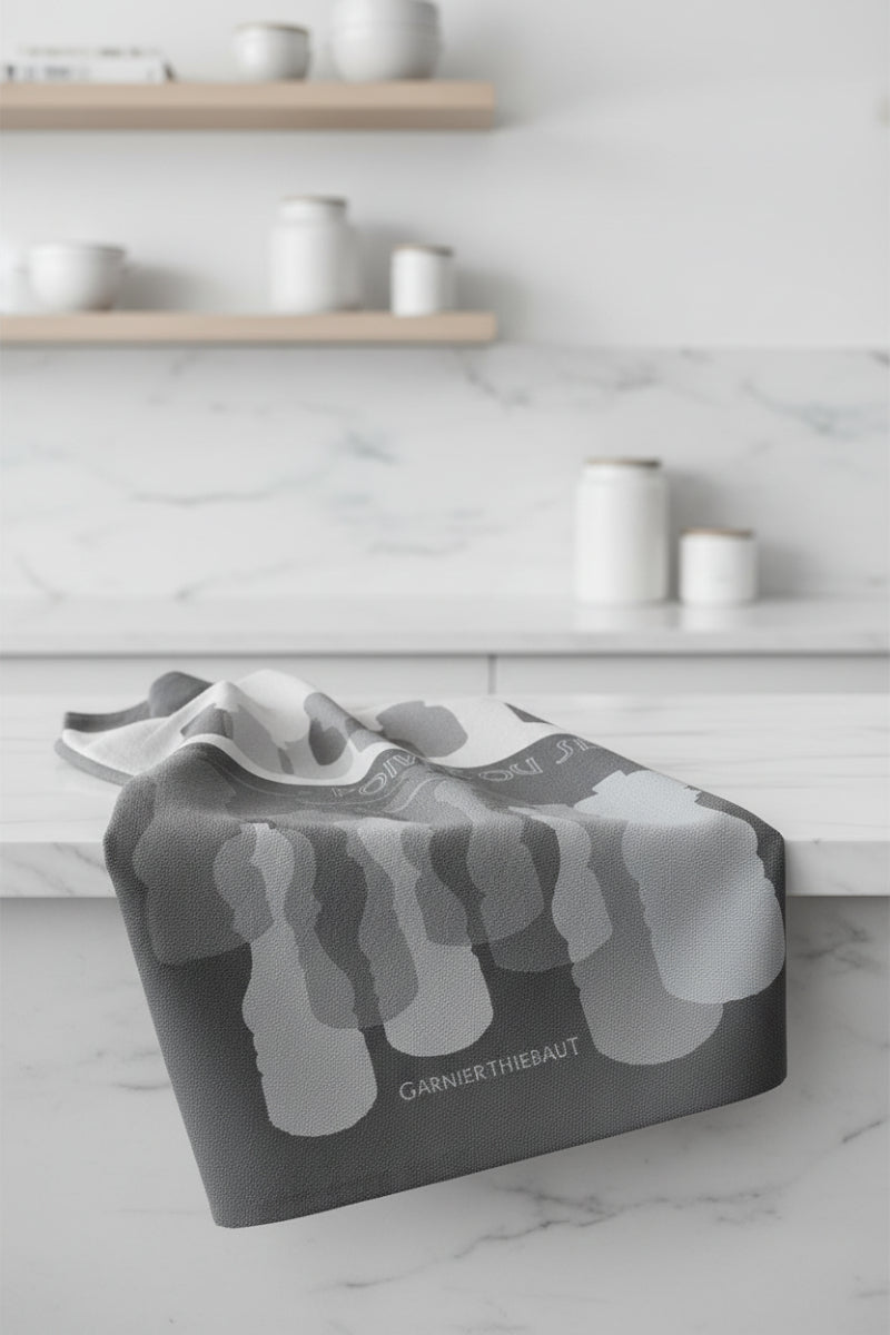 Garnier-Thiebaut Poivre Ou Sel Kitchen Towel Orange