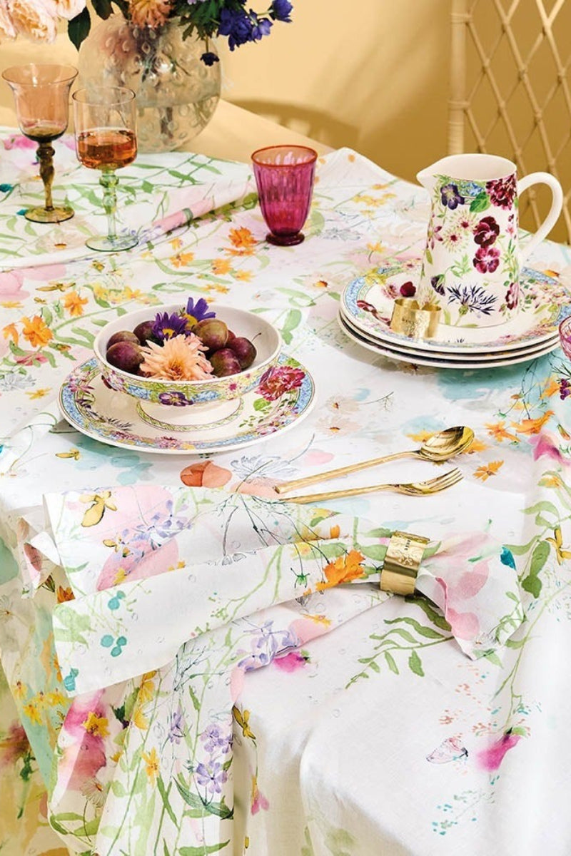Garnier-Thiebaut Rosee Du Matin Tablecloth Printemps
