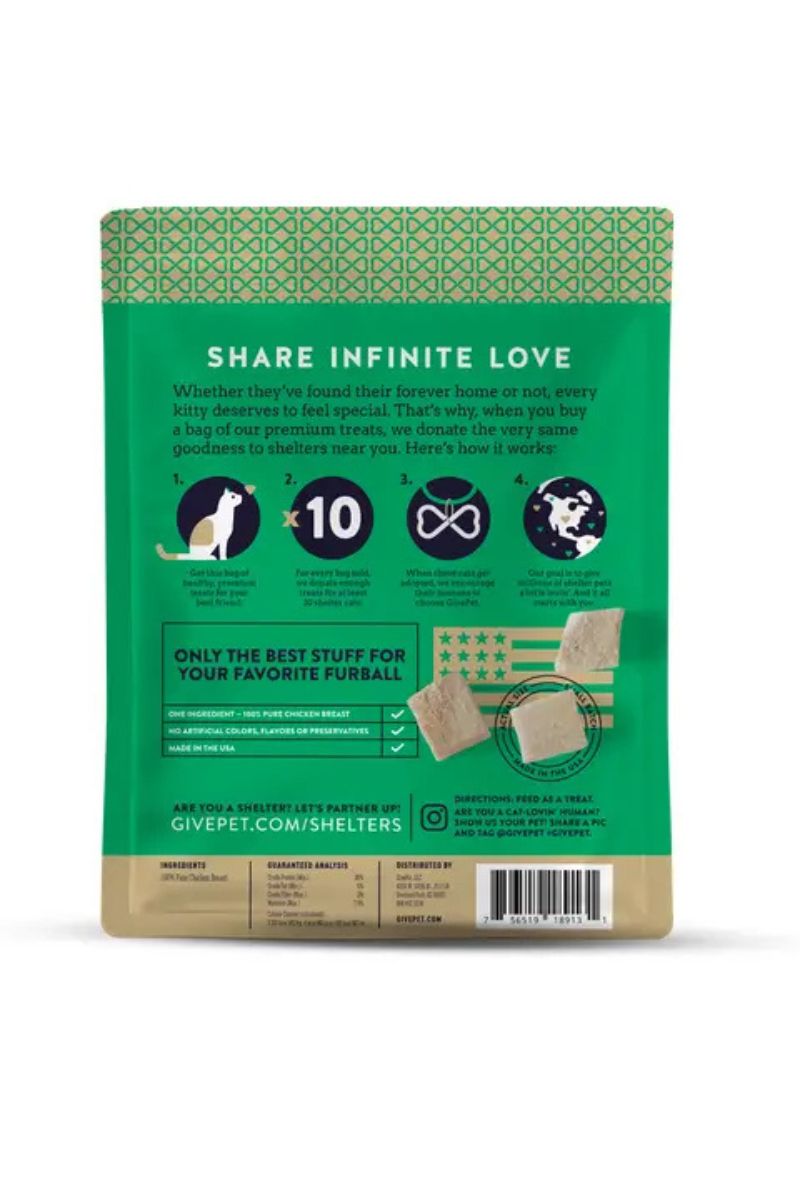 Give Pet Freeze Dried Cat Treats 1.25 oz Meowsterpiece