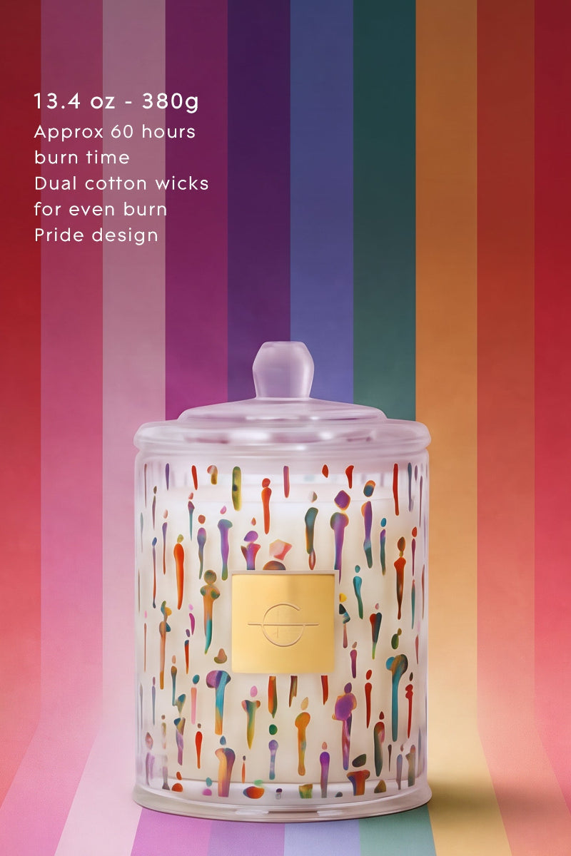 Glasshouse Fragrances Born to Be Extra Pride Candle 13.4 oz