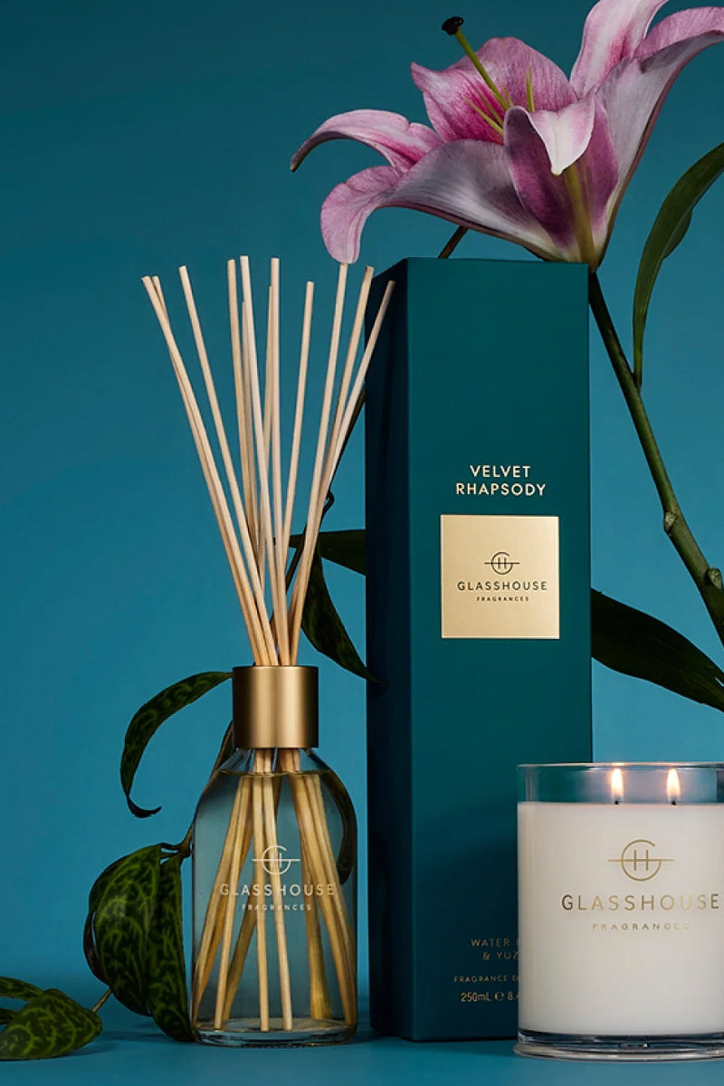 Glasshouse Fragrances Velvet Rhapsody Diffuser 8.4 oz
