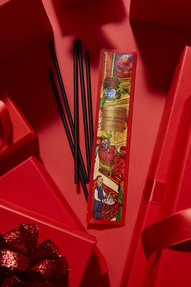 Glasshouse Fragrances Night Before Christmas 5 Replacement Scent Stems