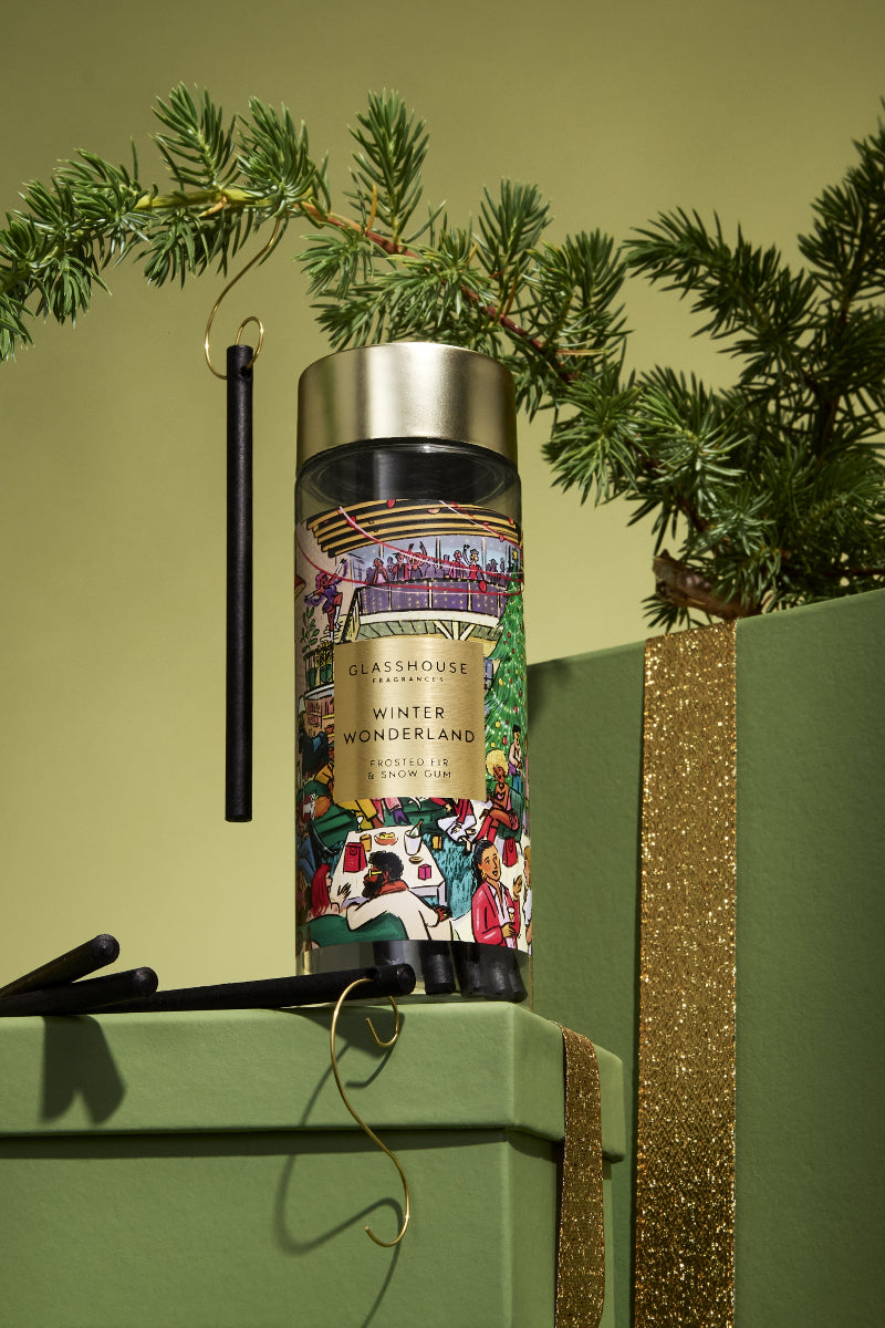 Glasshouse Fragrances Winter Wonderland 10 Tree Scent Stems