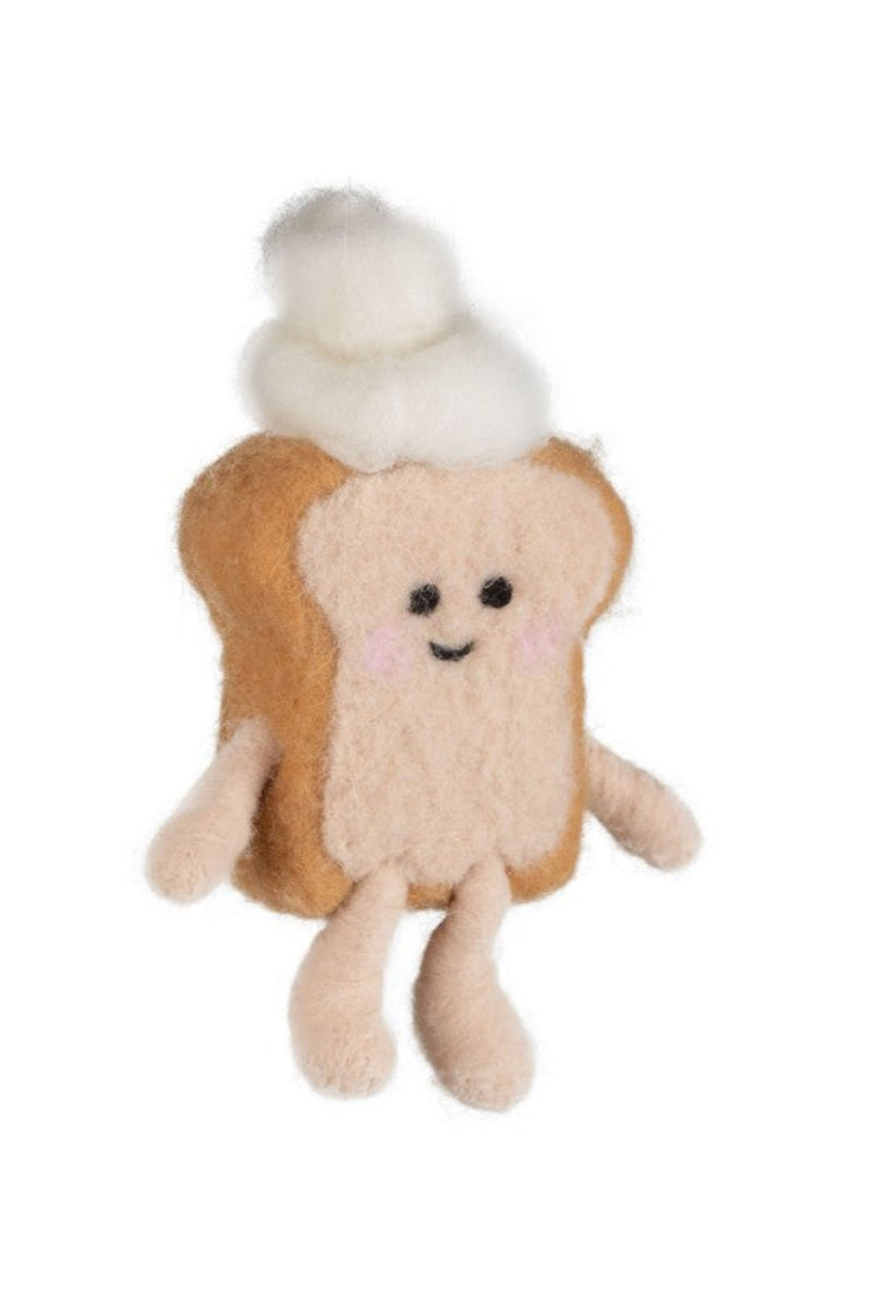 Felt French Toast Character Piece Ornament