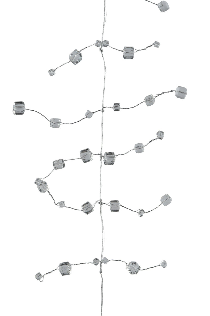 Ice Cube Blocks Garland 70.87" Clear