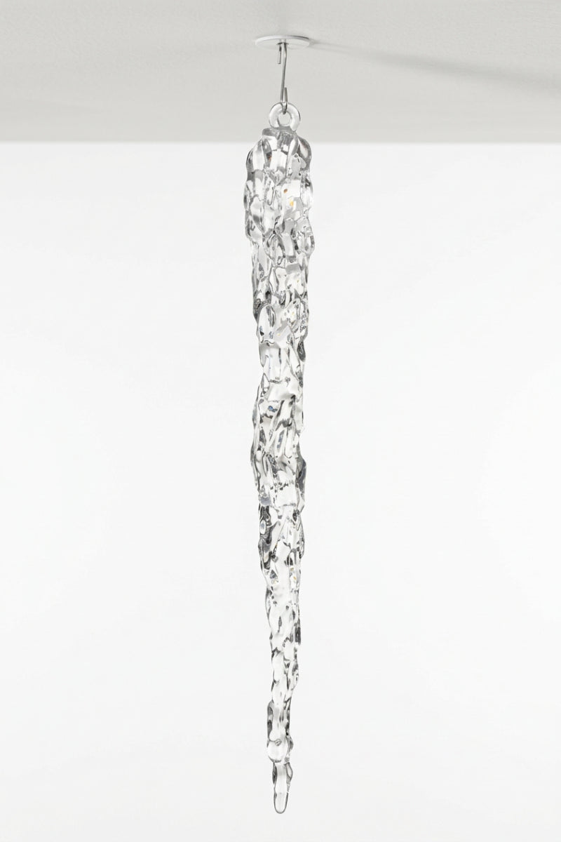 Icicle Ornament 11.22" Clear