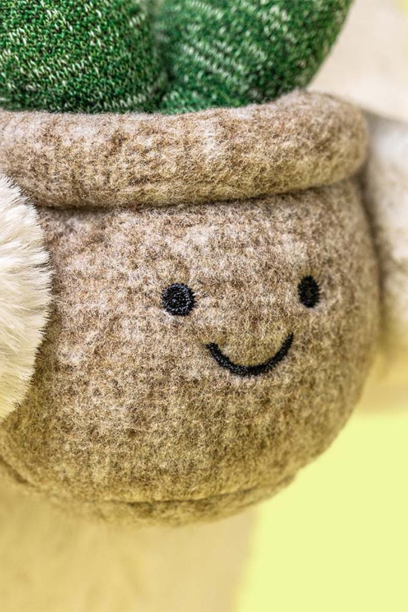 Jellycat Cream Bunny with Plant