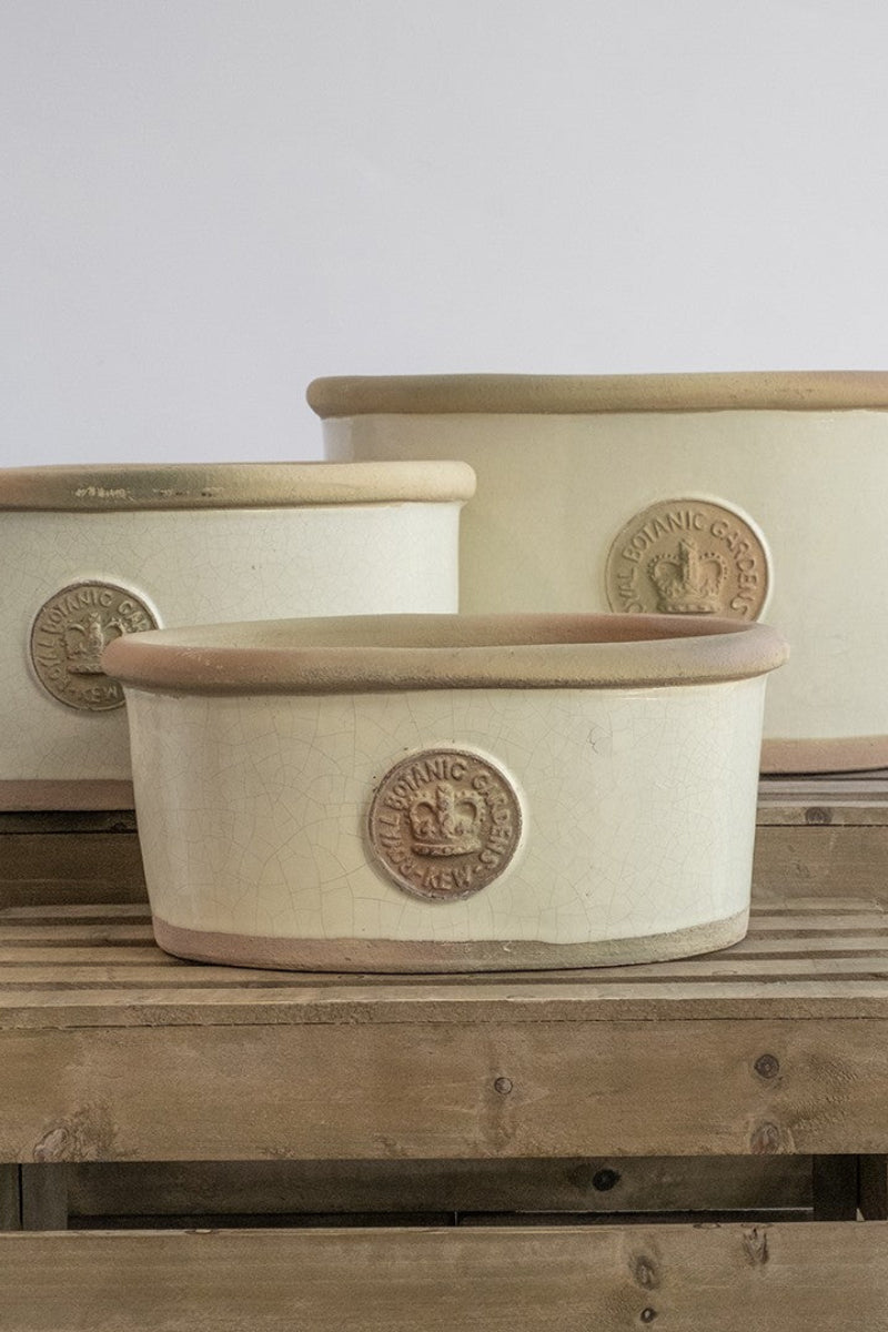 Kent Kew Oval Planter Small Ivory