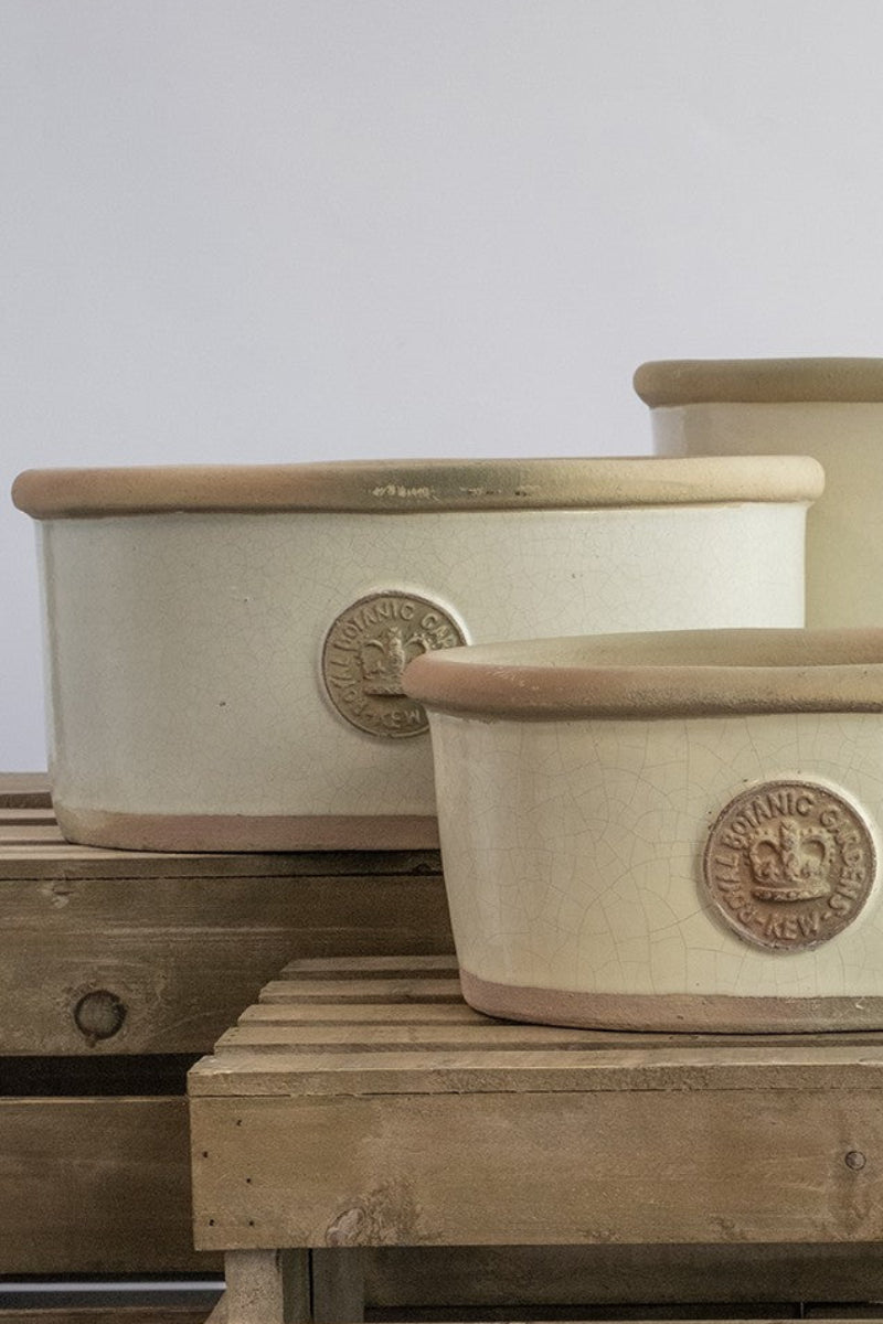 Kent Kew Oval Planter Medium Ivory