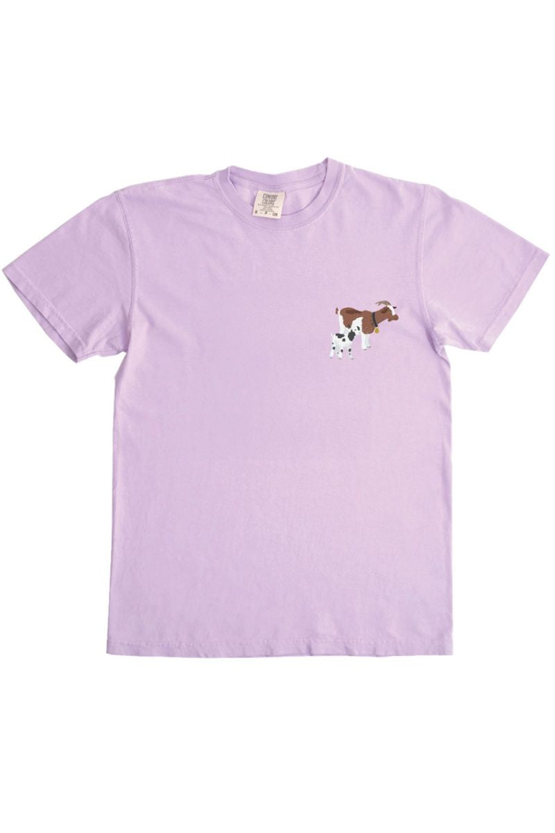 Life Is Better With Goats Tee Medium Orchid