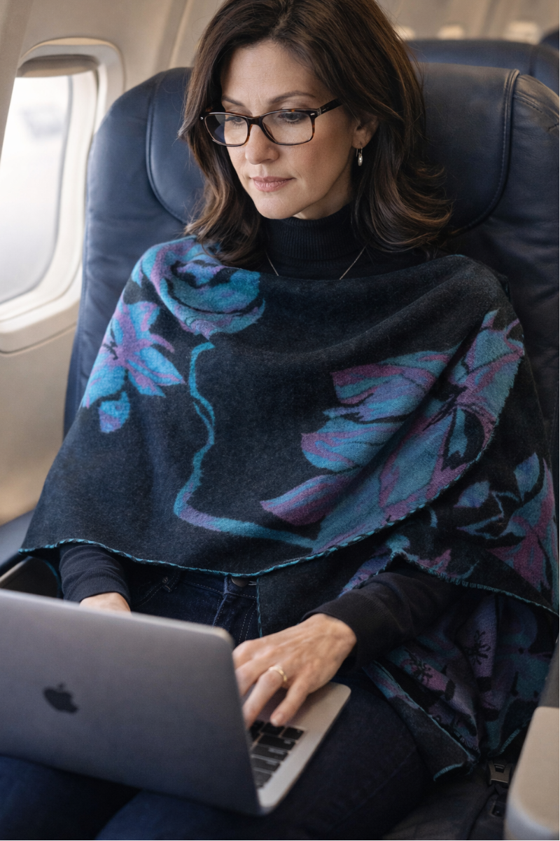 Lotus Reversible Loop Wrap Purple