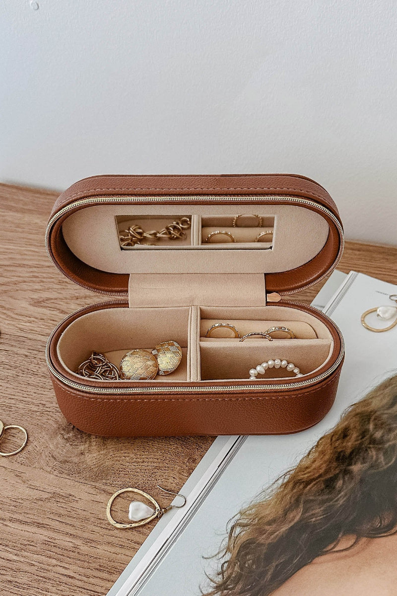 Louenhide Charlee Jewelry Box Tan