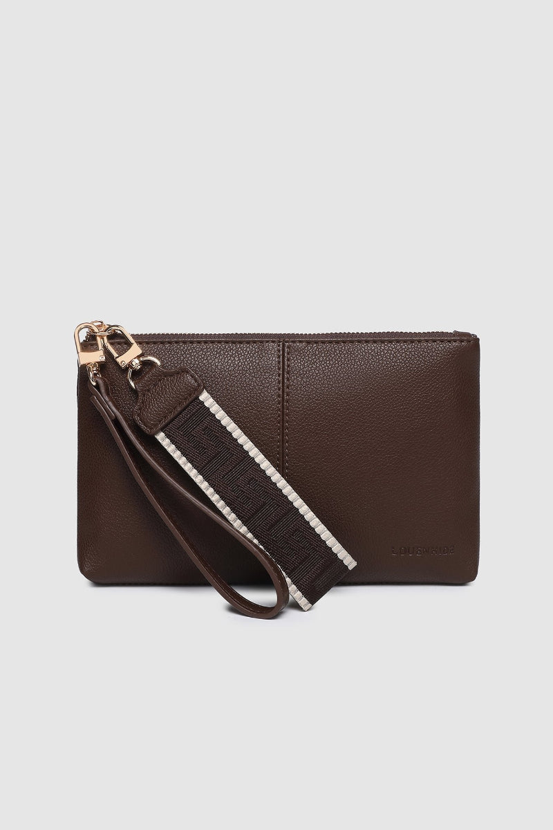 Louenhide Mimi Gia Wristlet Chocolate
