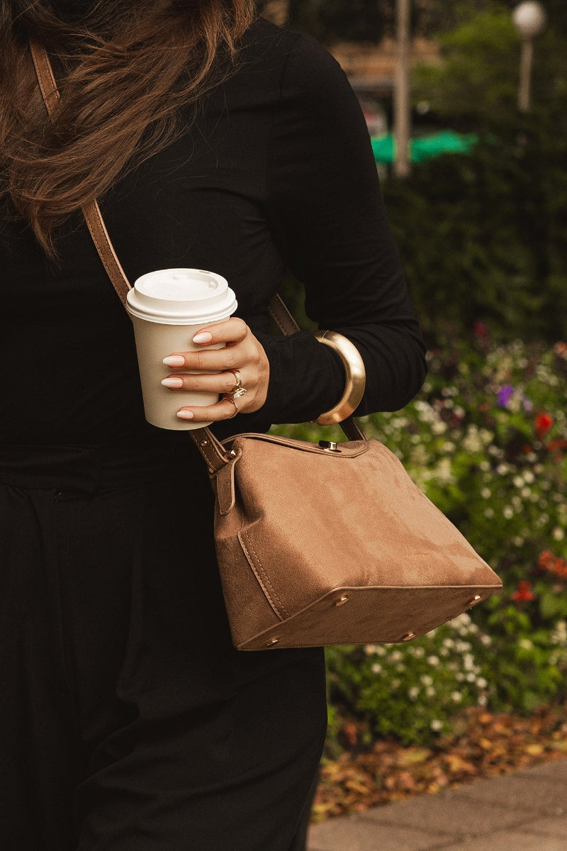 Louenhide Nicole Handbag Suede Honey