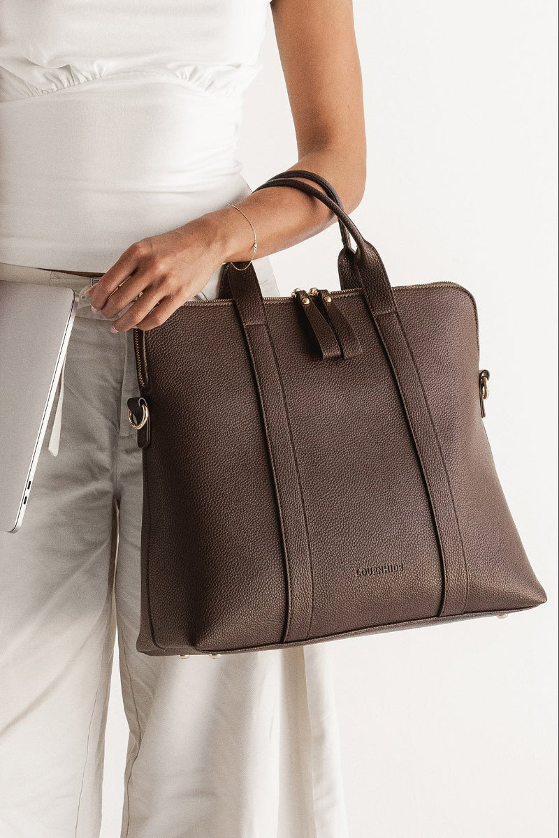 Louenhide Rhodes Trolley Laptop Bag Chocolate