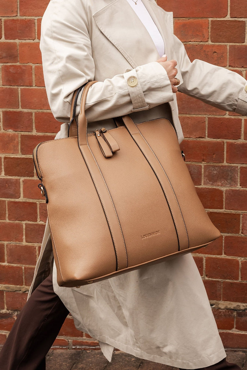 Louenhide Rhodes Trolley Laptop Bag Latte
