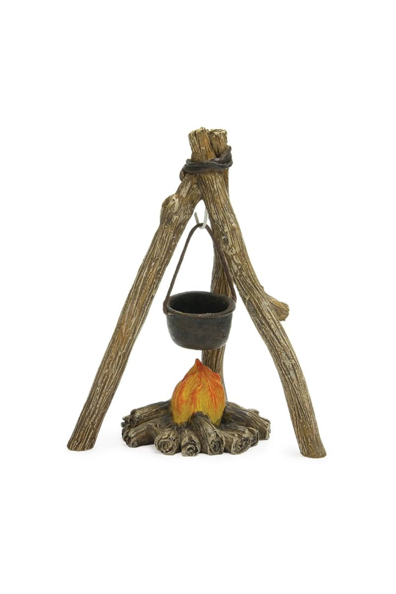 Miniature Garden Campfire Cookout