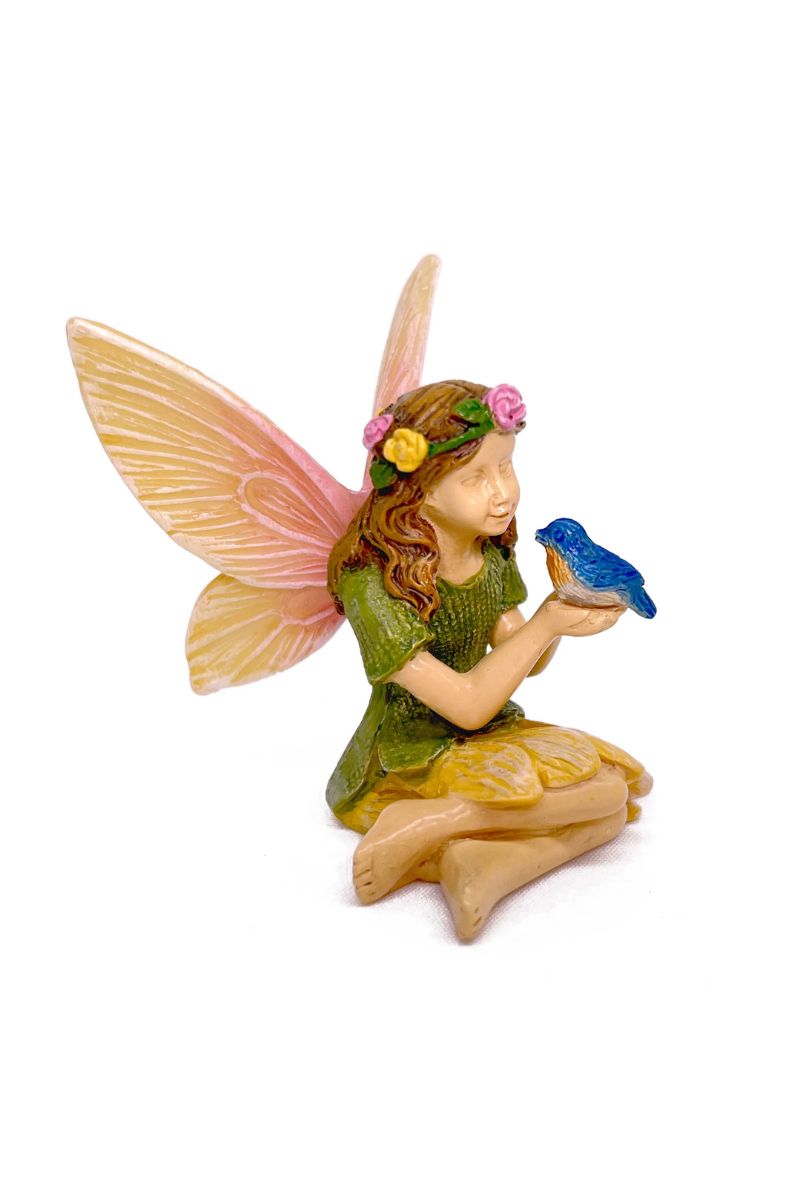 Miniature Garden Hello Bluebird