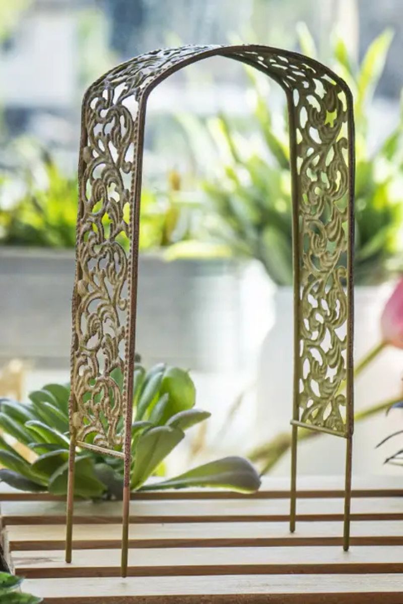 Miniature Garden Metal Arbor
