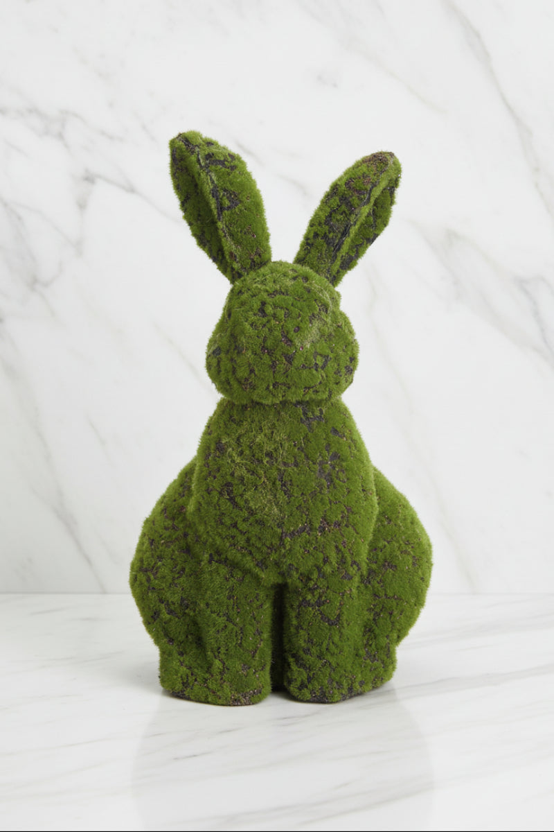 Moss Covered Bunny 16.5" Green
