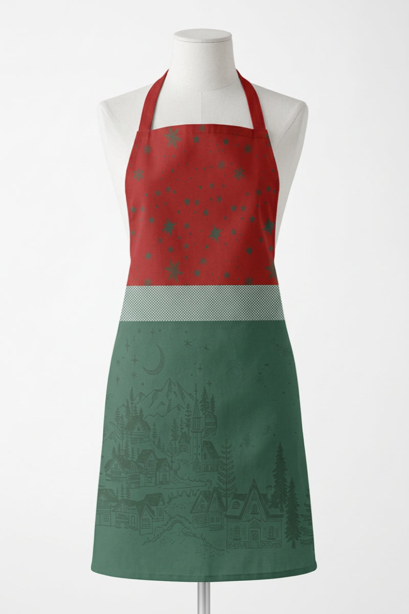 Garnier-Thiebaut Noel Magique Jacquard Apron Houx