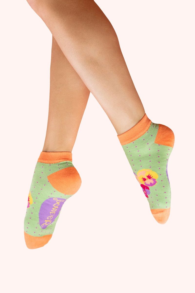 Powder Design Ladies Trainer Socks Spring Pan