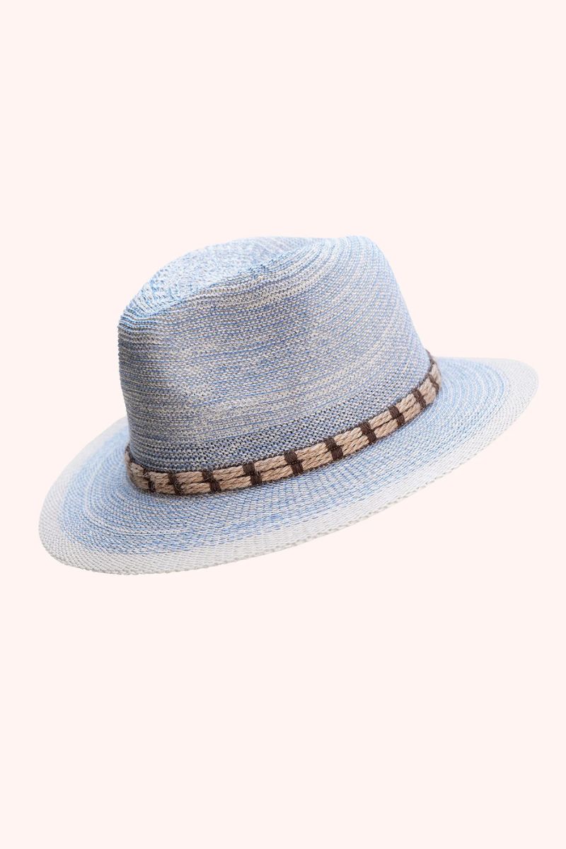 Powder Design Hat Denim with Rope Band