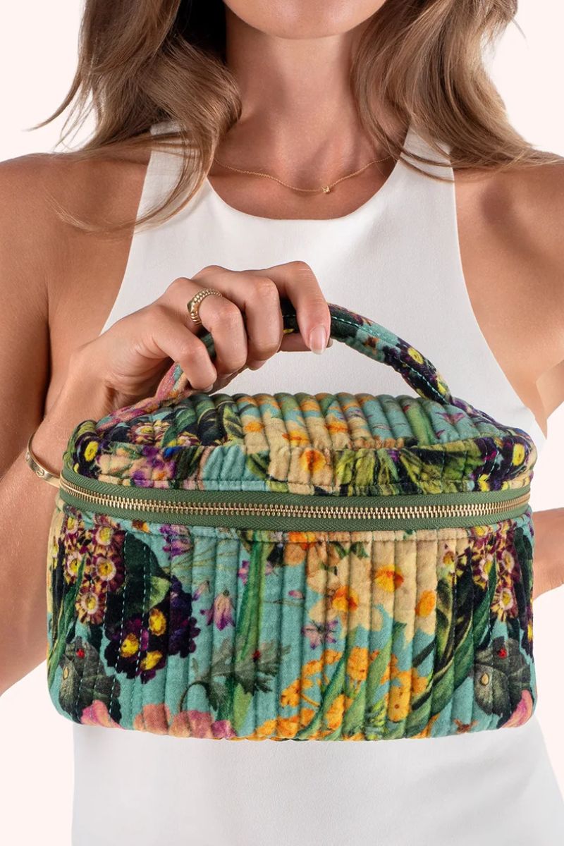 Powder Design Quilted Velvet Vanity Case Spring