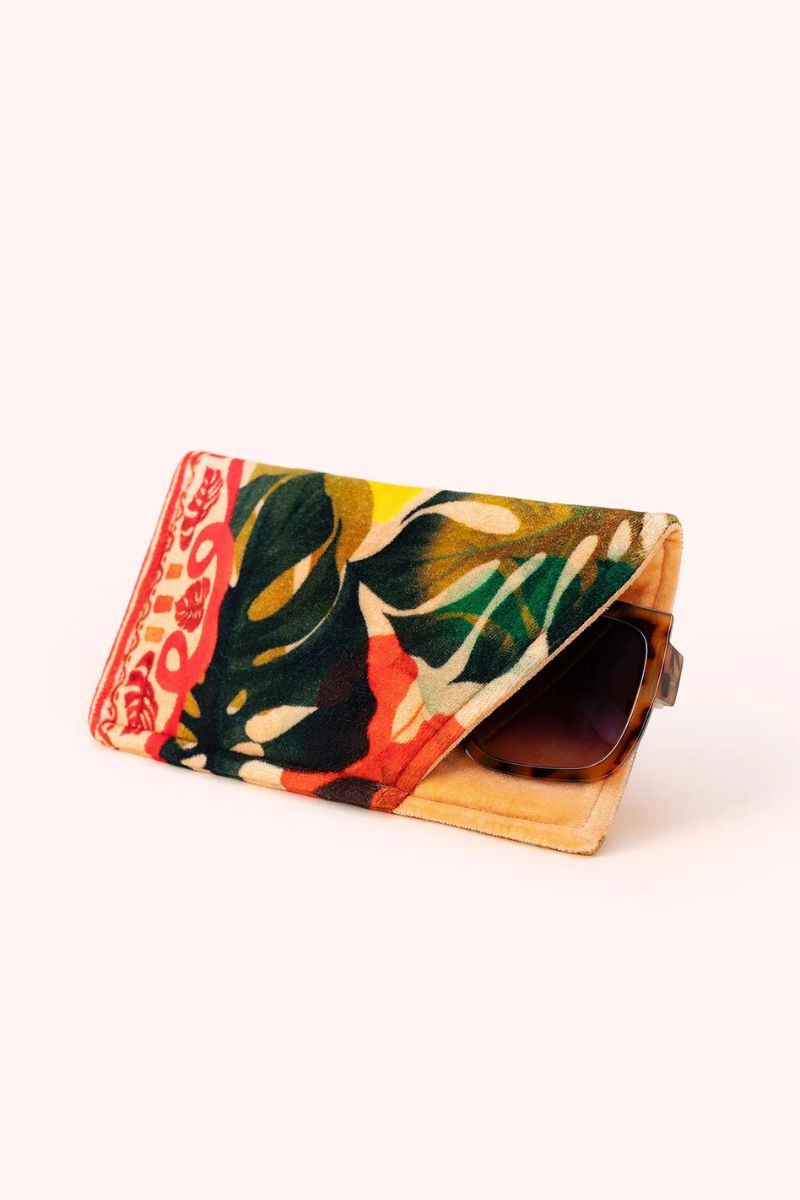 Powder Design Velvet Sunglasses Pouch Exotic