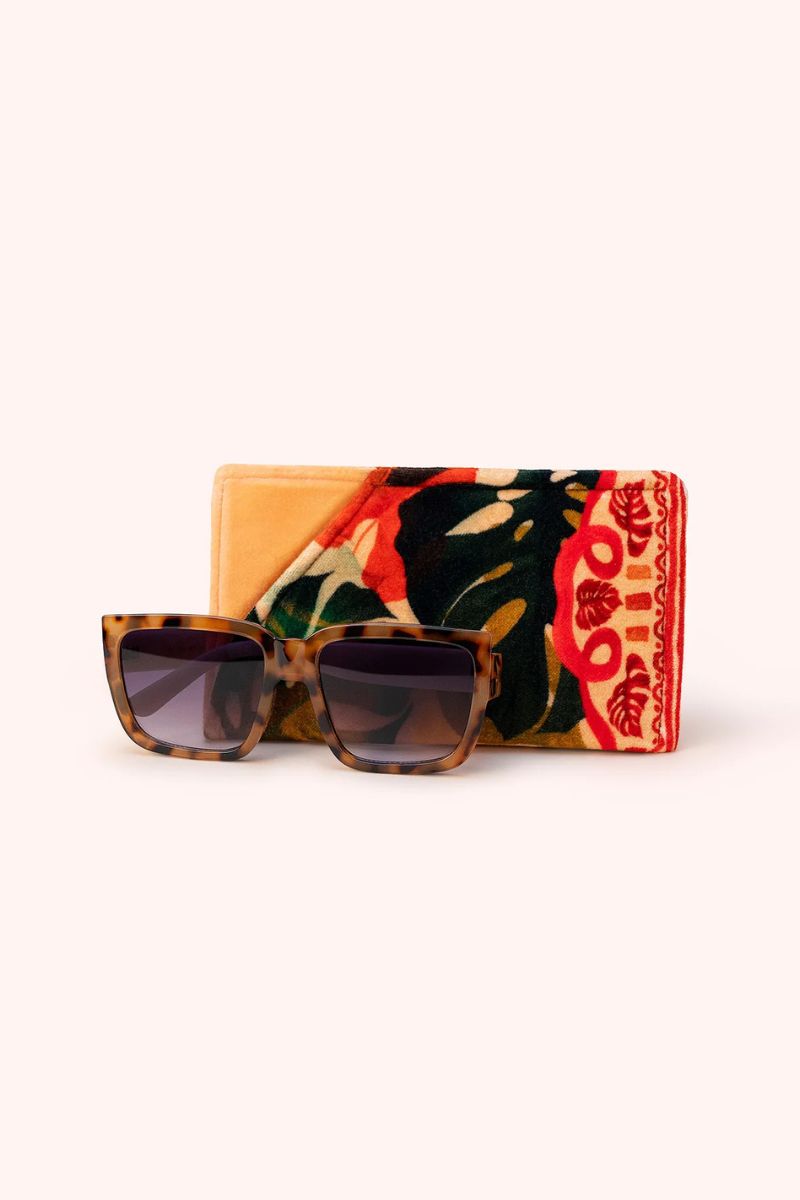 Powder Design Velvet Sunglasses Pouch Exotic