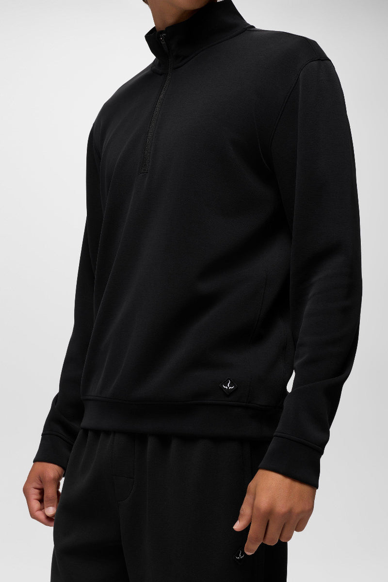 Prana Men's Shea Soft 1/4 Zip M Black