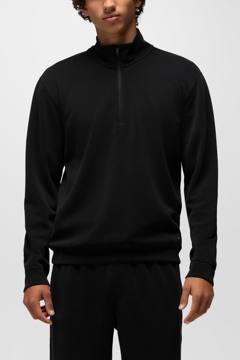 Prana Men's Shea Soft 1/4 Zip M Black