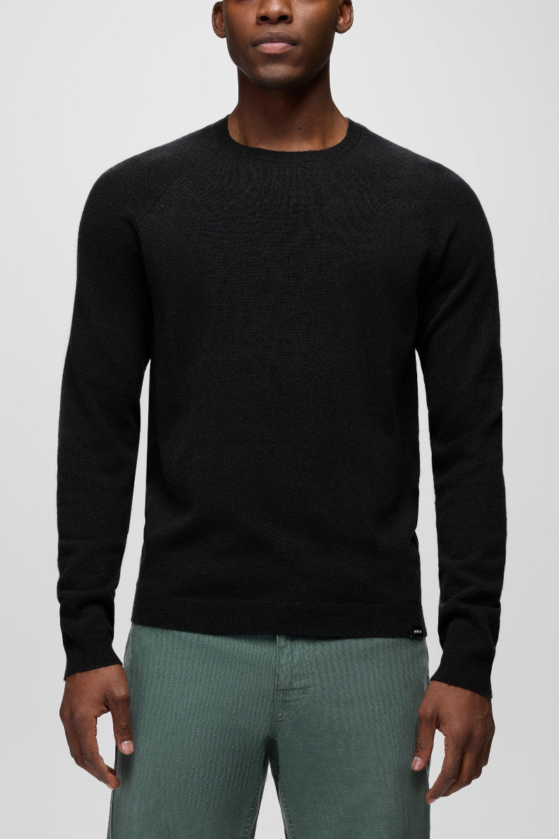 Prana Men's Three Falls Crew Sweater M Black
