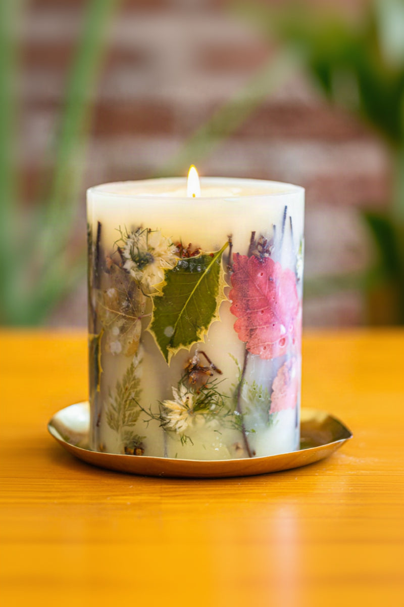 Rosy Rings Botanical Candle Forest Small Round