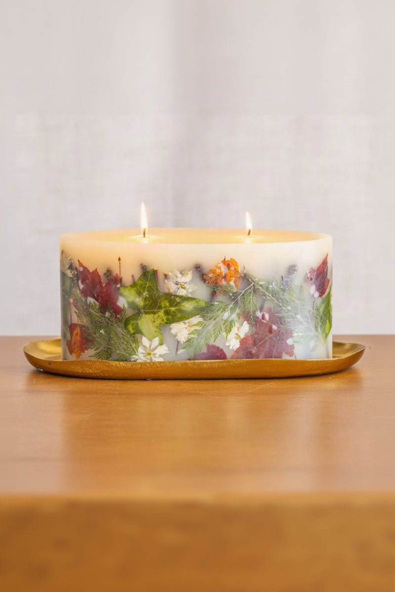 Rosy Rings Forest Statement Botanical Candle