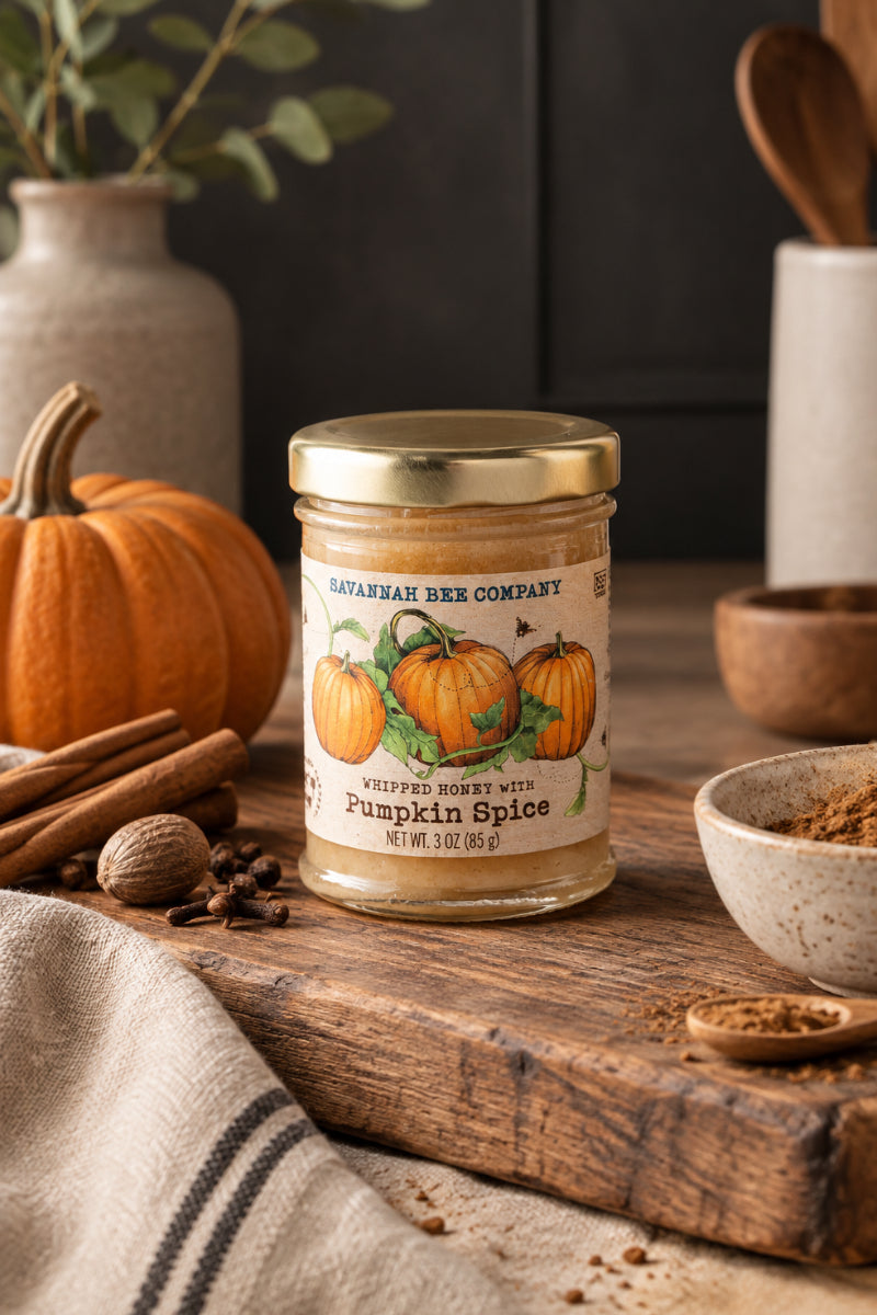 Savannah Bee Whipped Pumpkin Spice Honey 3 oz